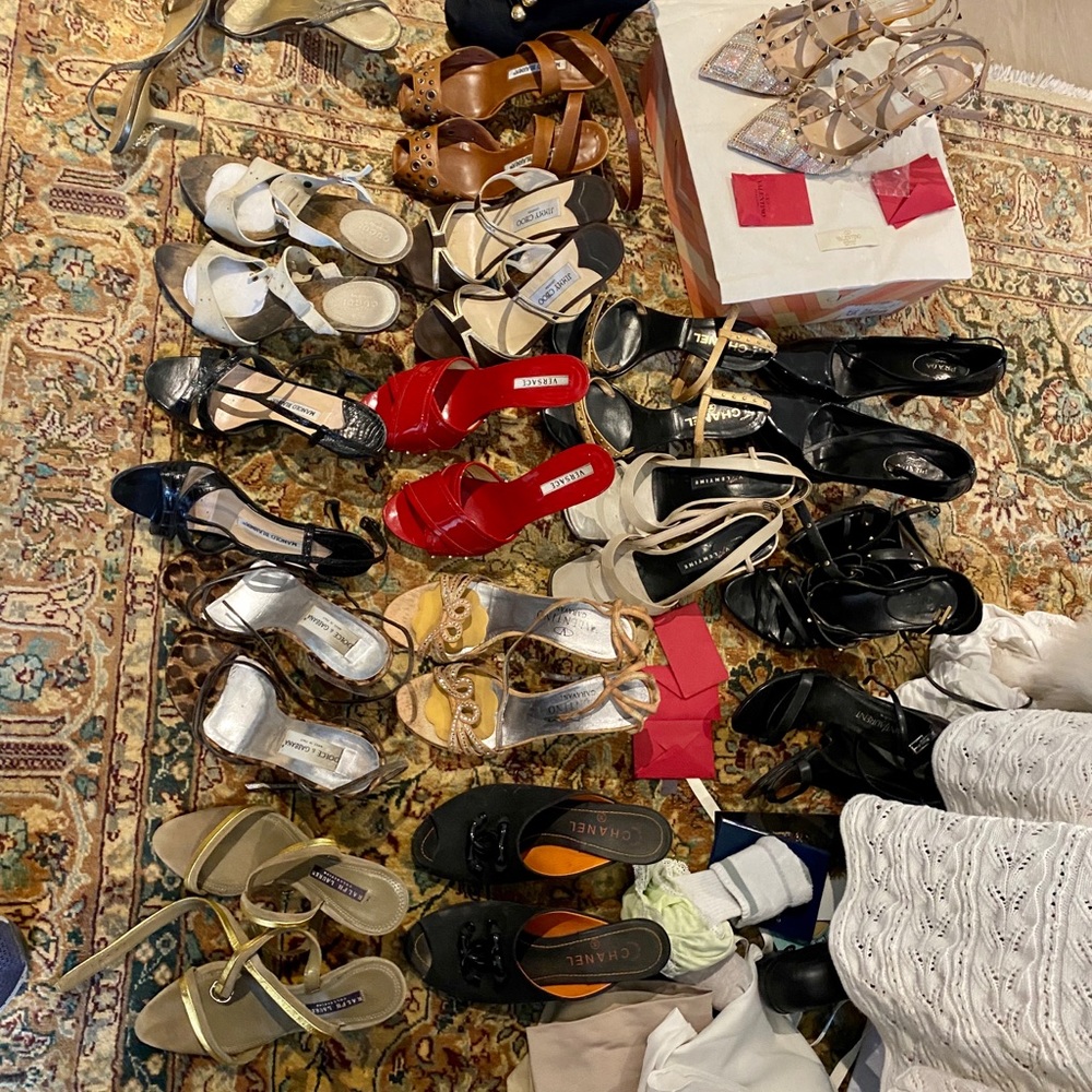 6 1/2 -7 shoes size all authentic couture shoes!